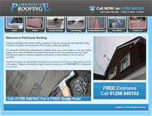 Tablet Screenshot of parkhouseroofing.co.uk